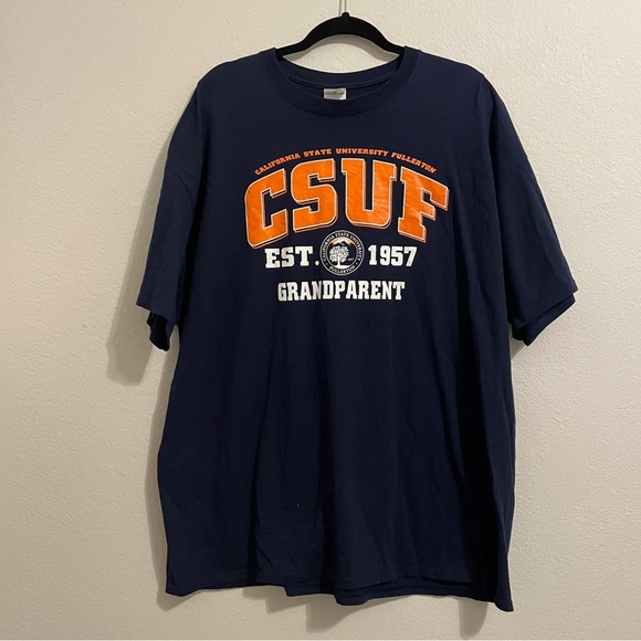 CSUF Grandparent Navy Blue T Shirt Size 2XL - Picture 2 of 8